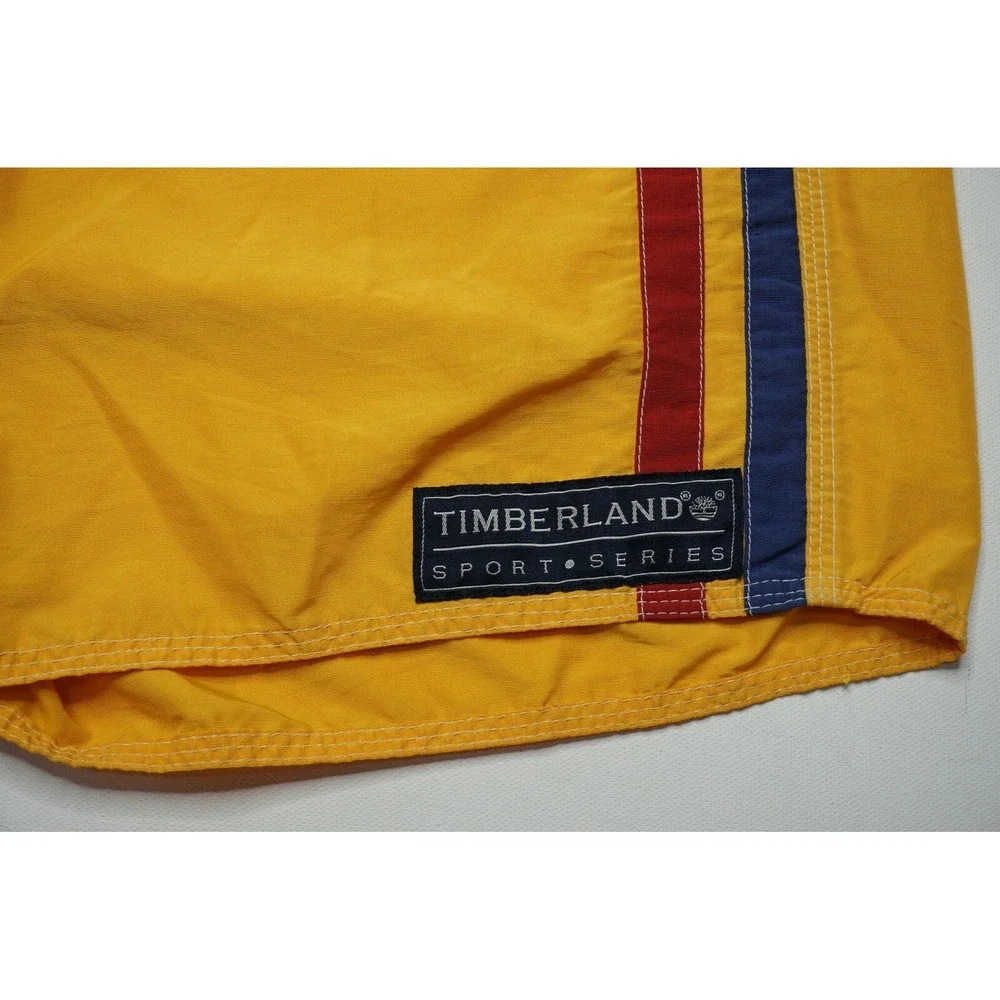 Timberland Sports Series Men XL‎ Yellow Cotton Nylon Blend 8